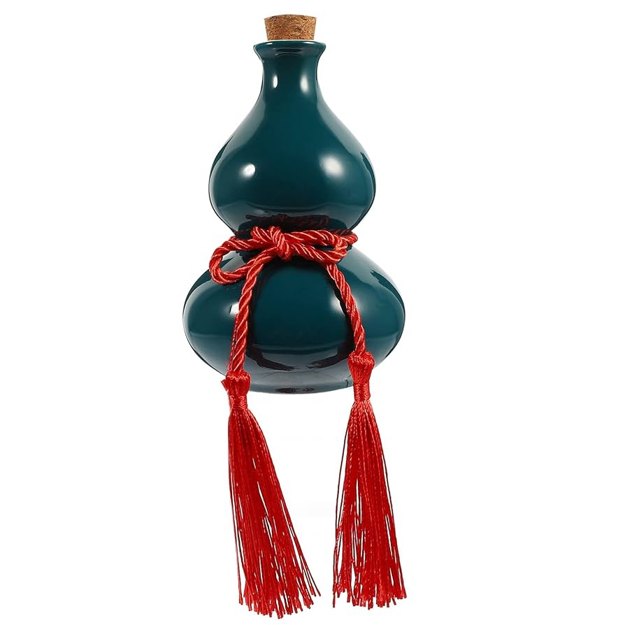 Amazon.com: Angoily Ceramic Gourd Flask Bottle: Traditional